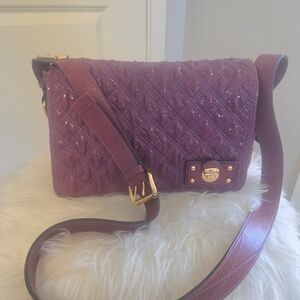 Marc Jacobs Vintage Old Rose Snake Quilted Crossbody